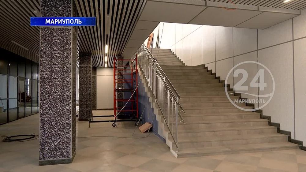 Завершается восстановление кинотеатра «Комсомолец» в Мариуполе