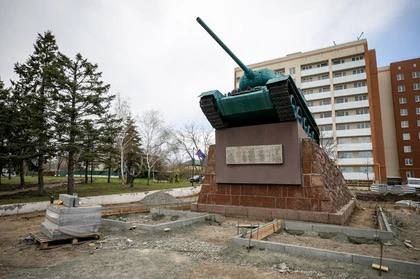 В Мариуполе к 9 Мая завершат реконструкцию мемориала «Танк»