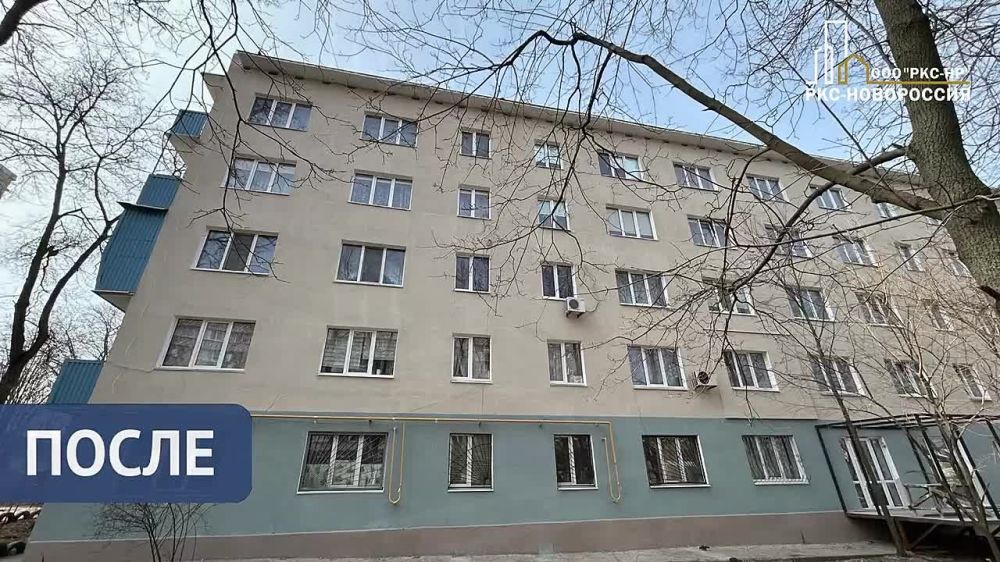 Восстановлен дом в Орджоникидзевском районе г. Мариуполя на улице 130-й Таганрогской дивизии