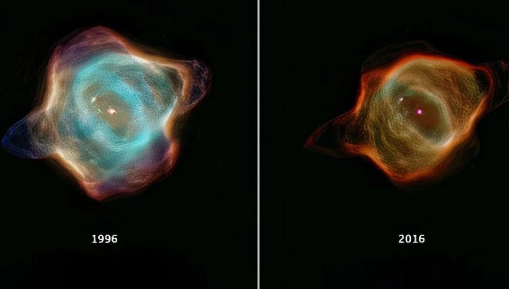 Исчезающая планетарная туманность Скат (Hen3-1357)!