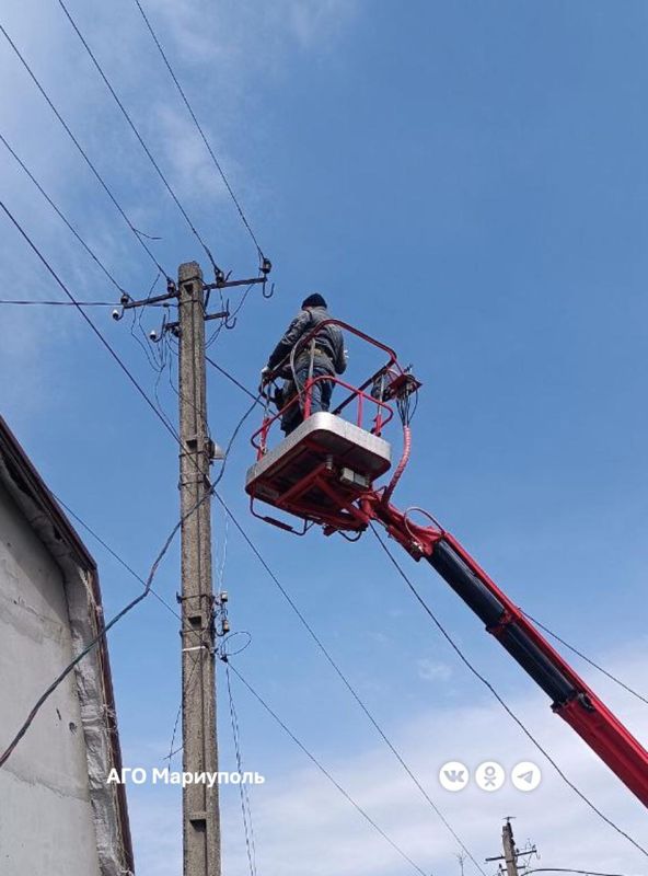 «Маруипольгорсвет» за неделю установил 50 светильников