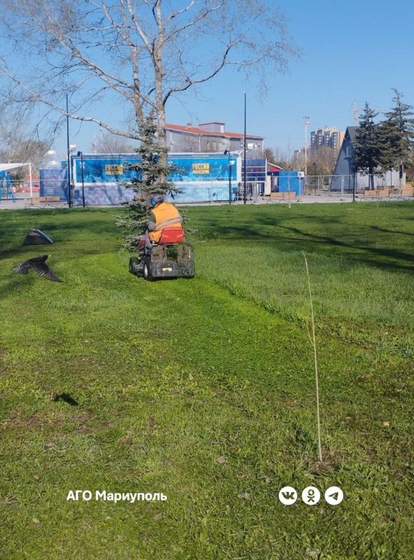 «Зеленстрой» готовит парковые зоны к майским праздникам «Зеленстрой» готовит парковые зоны к майским праздникам