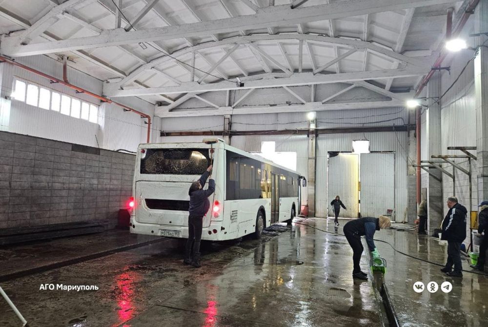 «Мариупольтранс» контролирует санитарное состояние муниципального общественного транспорта