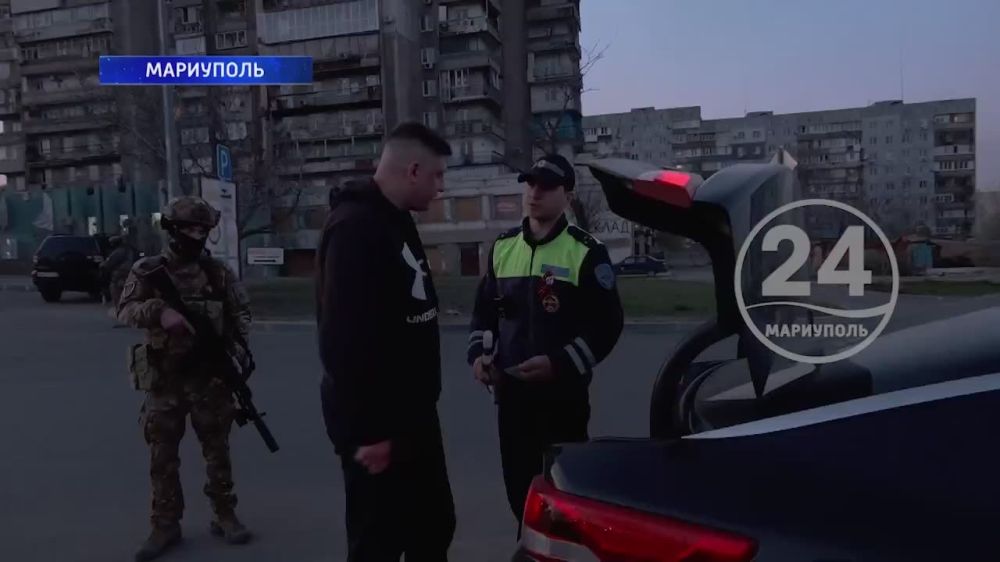 Профилактическая отработка «Ночной город» прошла на территории Мариуполя