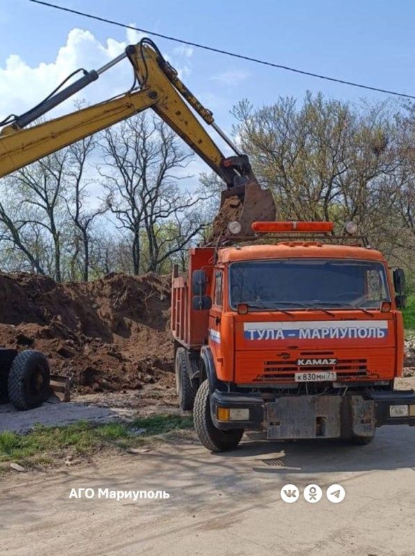 Тульские строители продолжают ремонтировать инженерные коммуникации левобережья