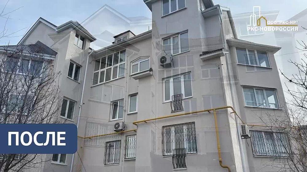 Завершены ремонтно-восстановительные работы трехэтажного дома на улице Цыбулько в Приморском районе Мариуполя