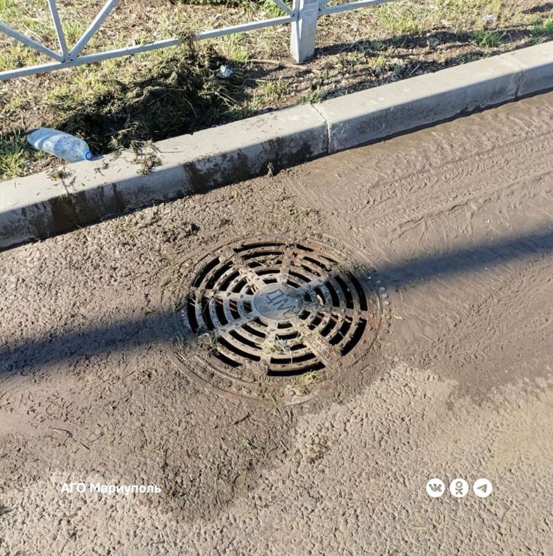 «Мариупольавтодор» оперативно устранил засор ливневой канализации