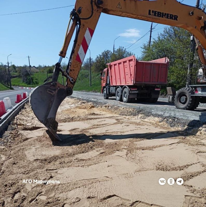 ООО «БКД-Строй» проводит капитальный ремонт дороги в частном секторе Ильичевского района