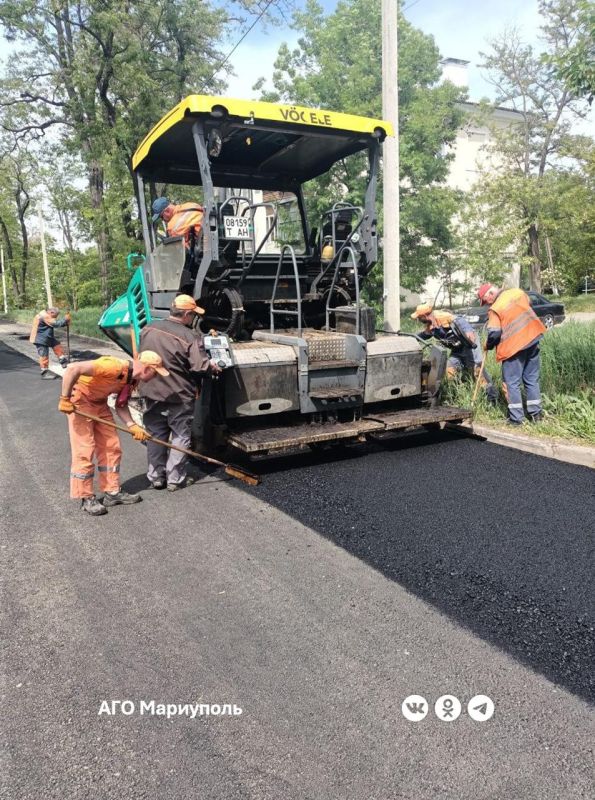 На левобережье «Мариупольавтодор» отремонтировал две дороги районного значения