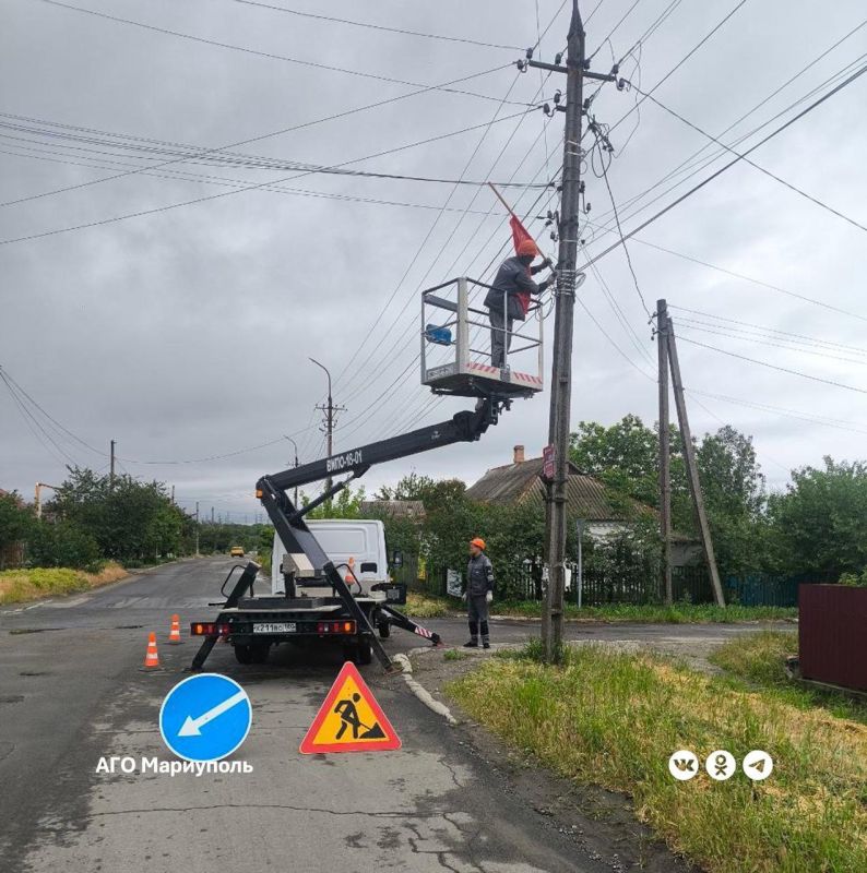 «Мариупольгорсвет» за сутки проложил более 2 километров нового кабеля