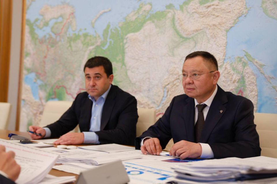 Глава Минстроя России Ирек Файзуллин провел рабочую встречу с Главой Донецкой Народной Республики Денисом Пушилиным Глава Минстроя России Ирек Файзуллин провел рабочую встречу с Главой Донецкой Народной Республики Денисом Пушилиным