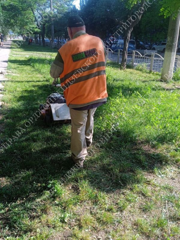 МУП "Зеленстрой" АГОМ продолжает работы по благоустройству района МУП "Зеленстрой" АГОМ продолжает работы по благоустройству района