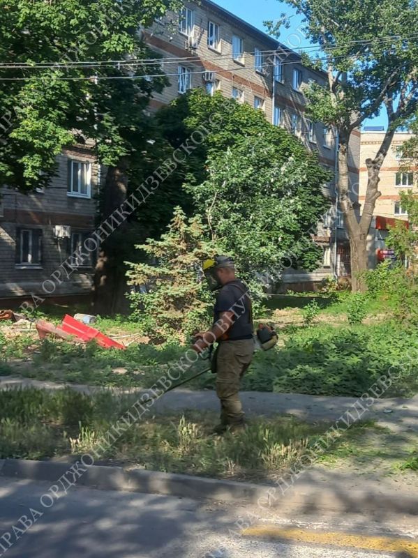 МУП "Зеленстрой" АГОМ продолжает работы по благоустройству района МУП "Зеленстрой" АГОМ продолжает работы по благоустройству района