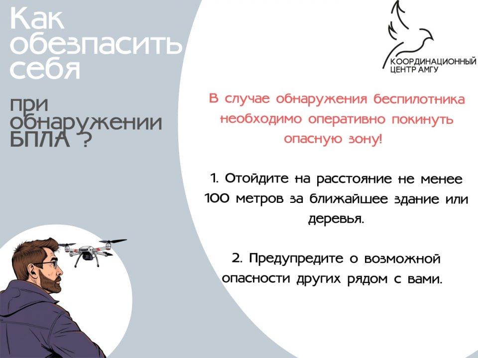 Как обезопасить себя при атаке/ обнаружении БПЛА Как обезопасить себя при атаке/ обнаружении БПЛА