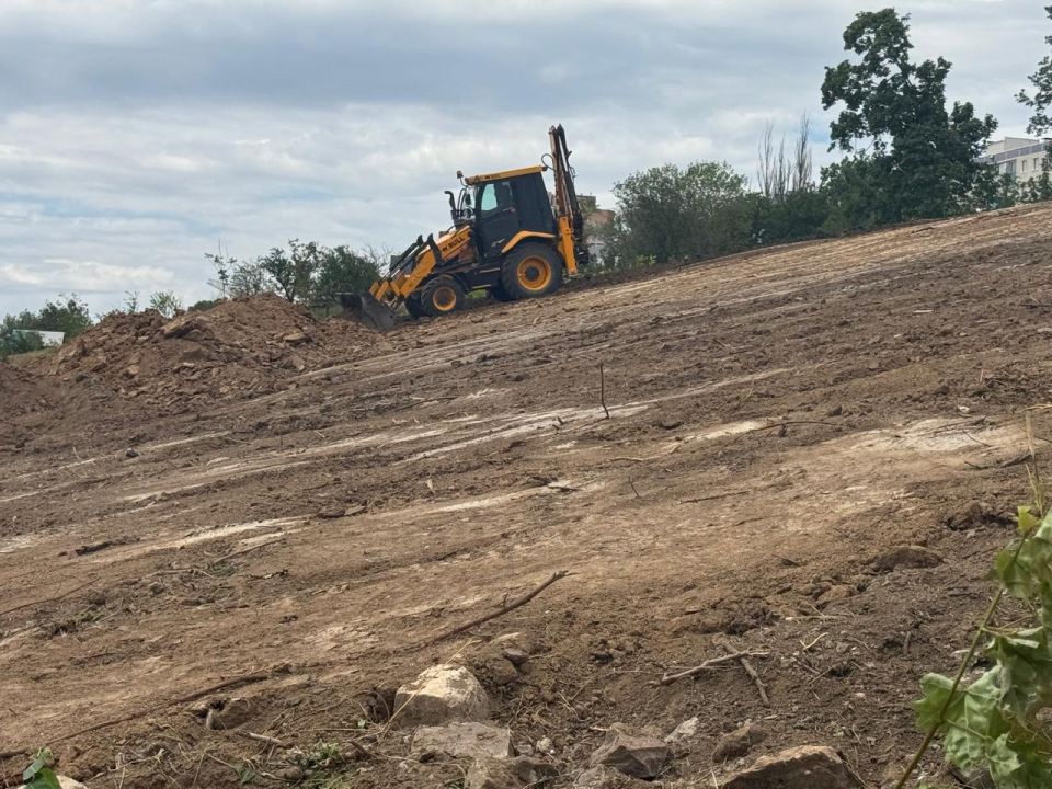 Санкт-Петербург благоустраивает новый парк на Левобережье Мариуполя Санкт-Петербург благоустраивает новый парк на Левобережье Мариуполя