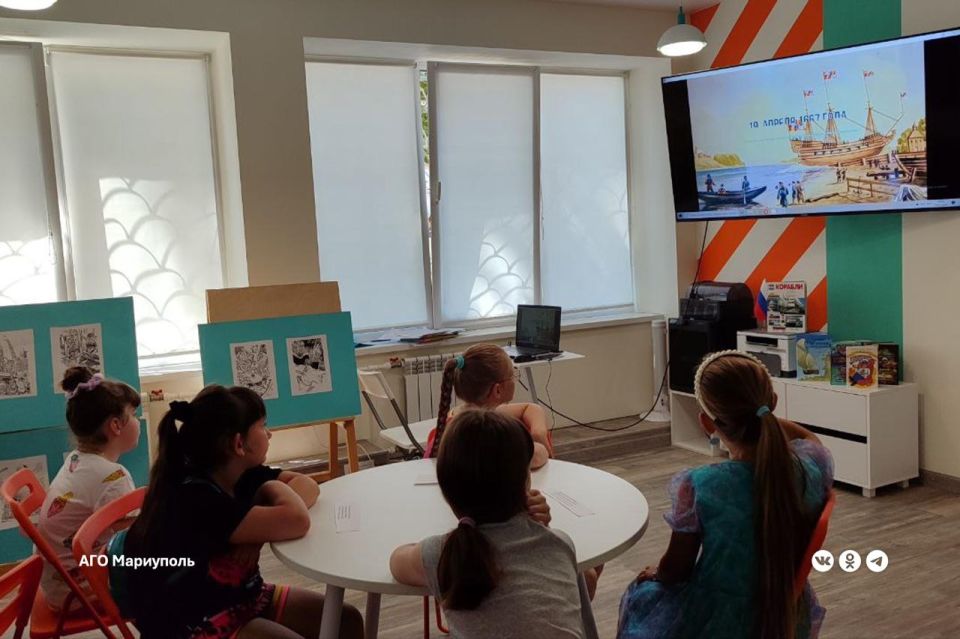 Мариупольской детворе рассказали о героической профессии военного моряка