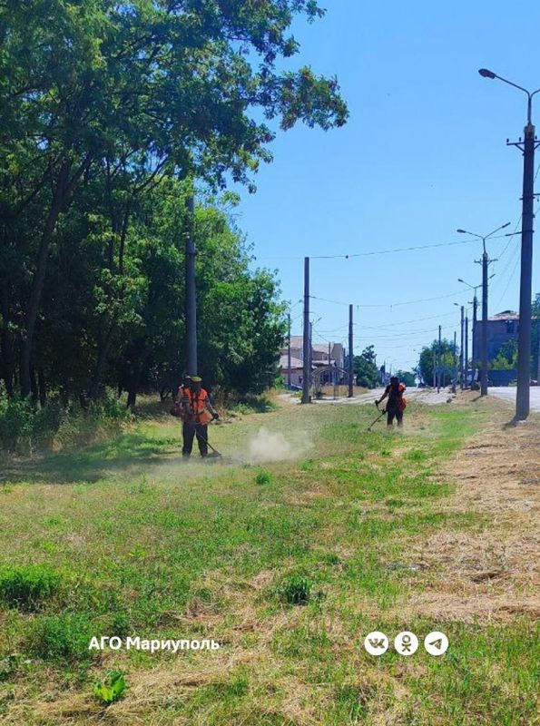 «Мариупольтранс» благоустроил более двух тысяч квадратных метров трамвайного полотна