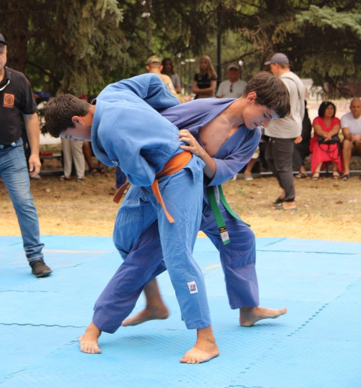 В центральном парке поселка Володарское состоялся открытый турнир по греческой борьбе куреш В центральном парке поселка Володарское состоялся открытый турнир по греческой борьбе куреш