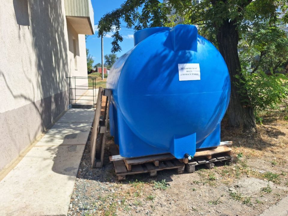 Продолжаем оснащение временными резервуарами Продолжаем оснащение временными резервуарами