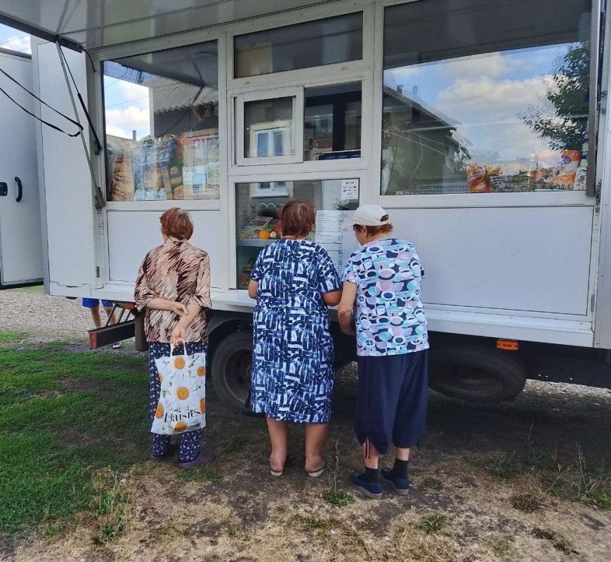 С 6 по 8 августа 2025 года осуществлена выездная торговля с использованием автомагазинов в населенных пунктах городских округов Докучаевск, Горловка, Мариуполь, Харцызск на территории г С 6 по 8 августа 2025 года осуществлена выездная торговля с использованием автомагазинов в населенных пунктах городских округов Докучаевск, Горловка, Мариуполь, Харцызск на территории г