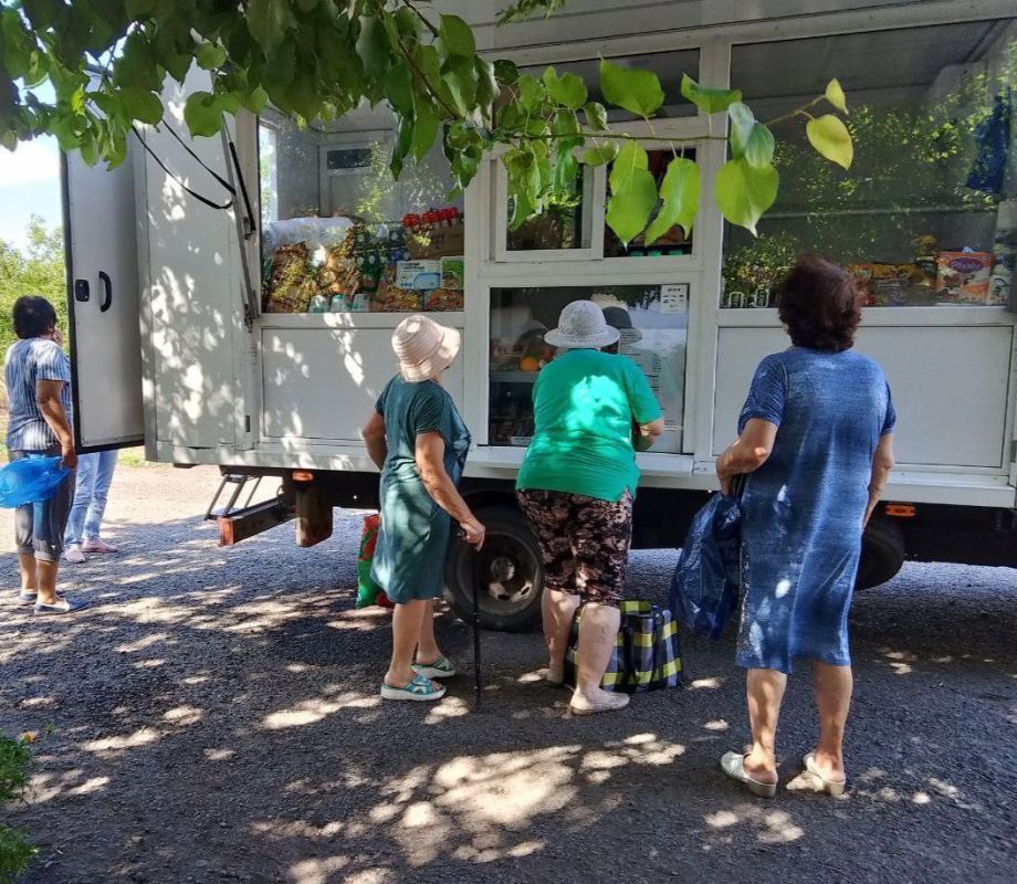 С 6 по 8 августа 2025 года осуществлена выездная торговля с использованием автомагазинов в населенных пунктах городских округов Докучаевск, Горловка, Мариуполь, Харцызск на территории г С 6 по 8 августа 2025 года осуществлена выездная торговля с использованием автомагазинов в населенных пунктах городских округов Докучаевск, Горловка, Мариуполь, Харцызск на территории г