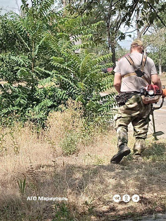 Мариупольские коммунальщики благоустроили очередные дворы многоэтажек