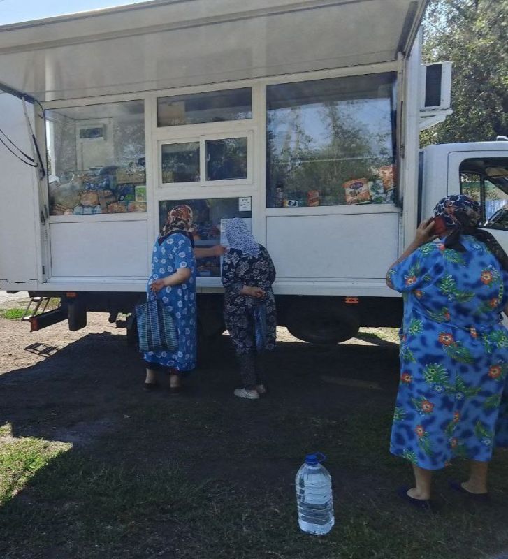 С 16 по 19 августа 2025 года осуществлена выездная торговля с использованием автомагазинов в населенных пунктах городских округов Докучаевск, Горловка, Мариуполь, на территории г