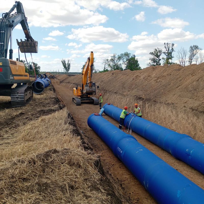 В ДНР готовность водовода для переброски воды из Павлопольского водохранилища составляет 50%
