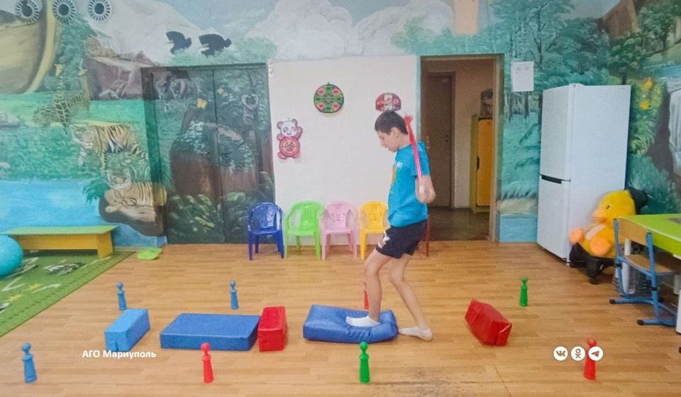 Юных мариупольцев с ограниченными возможностями здоровья обучили координации движений Юных мариупольцев с ограниченными возможностями здоровья обучили координации движений
