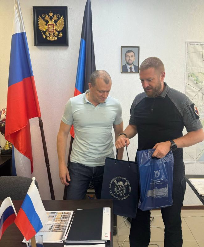 #депутат_Малькевич встретился с мэром Мариуполя Антоном Викторовичем Кольцовым #депутат_Малькевич встретился с мэром Мариуполя Антоном Викторовичем Кольцовым