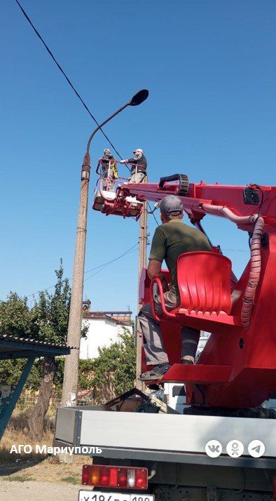 На левобережье Мариуполя энергетики выполнили работы по модернизации сетей На левобережье Мариуполя энергетики выполнили работы по модернизации сетей