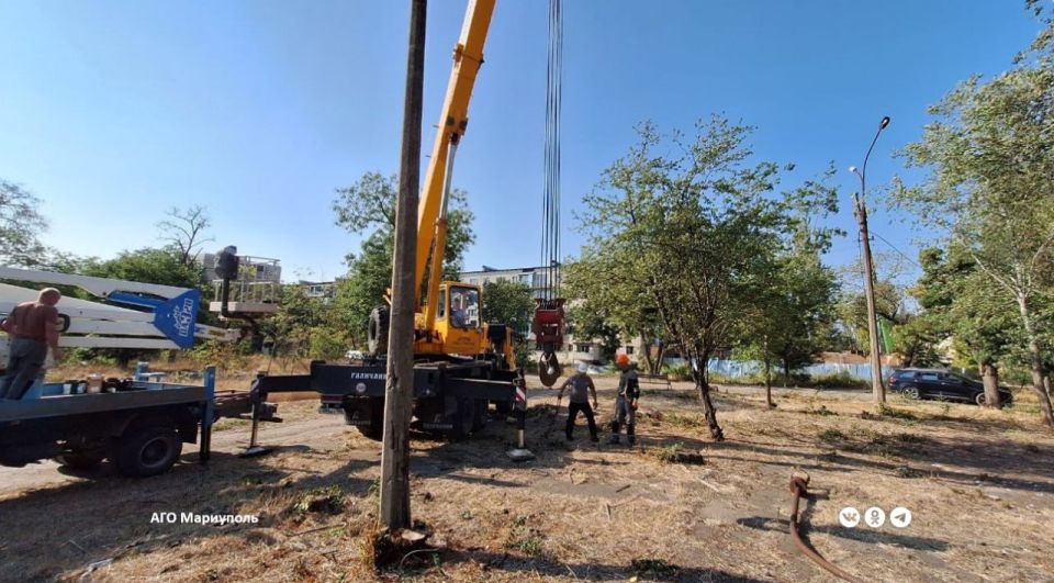 На левобережье Мариуполя энергетики выполнили работы по модернизации сетей