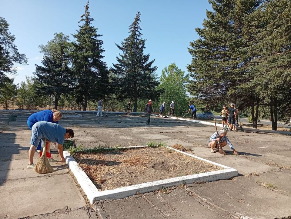 Сегодня в Талаковском территориальном секторе состоялся очередной субботник