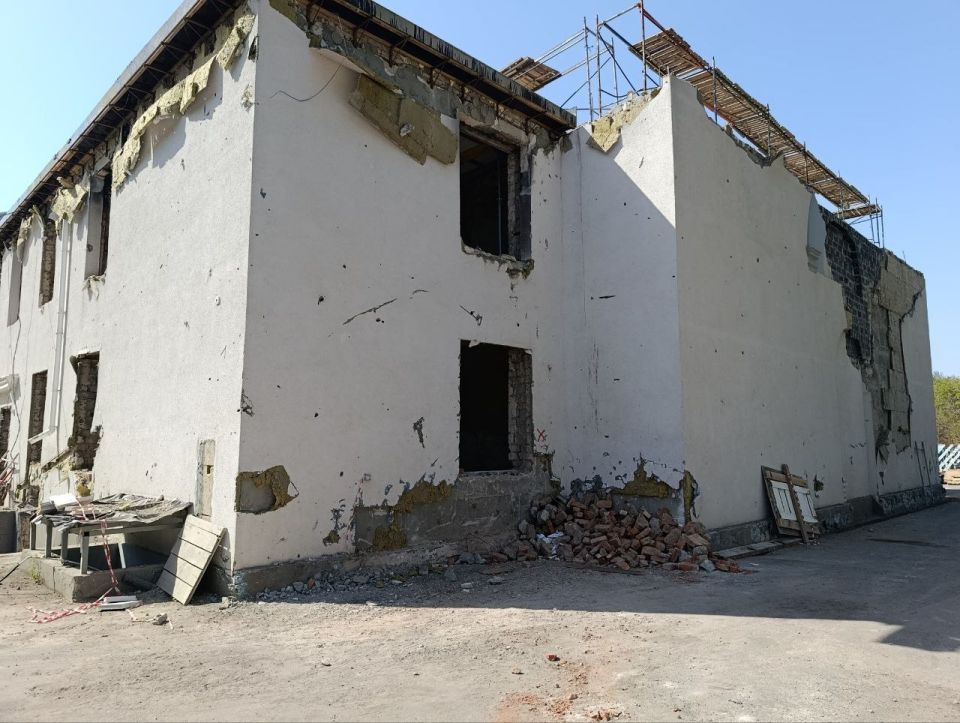 Восстановление МБУК «Дворец культуры «Строителей» г. Мариуполя Восстановление МБУК «Дворец культуры «Строителей» г. Мариуполя