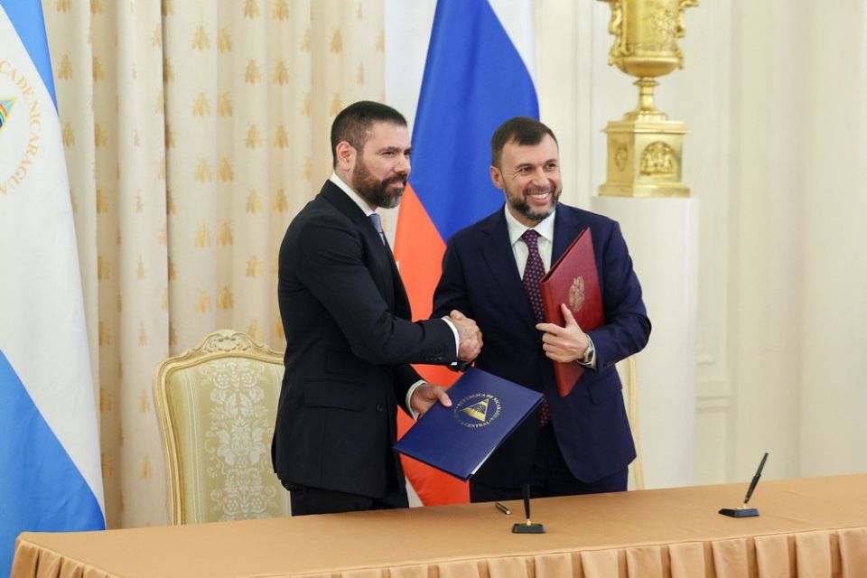 Денис Пушилин: Подписали с Правительством Республики Никарагуа соглашение о торгово-экономическом сотрудничестве Денис Пушилин: Подписали с Правительством Республики Никарагуа соглашение о торгово-экономическом сотрудничестве