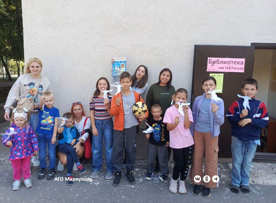 Детворе левобережья Мариуполя провели урок по истории родного города Детворе левобережья Мариуполя провели урок по истории родного города