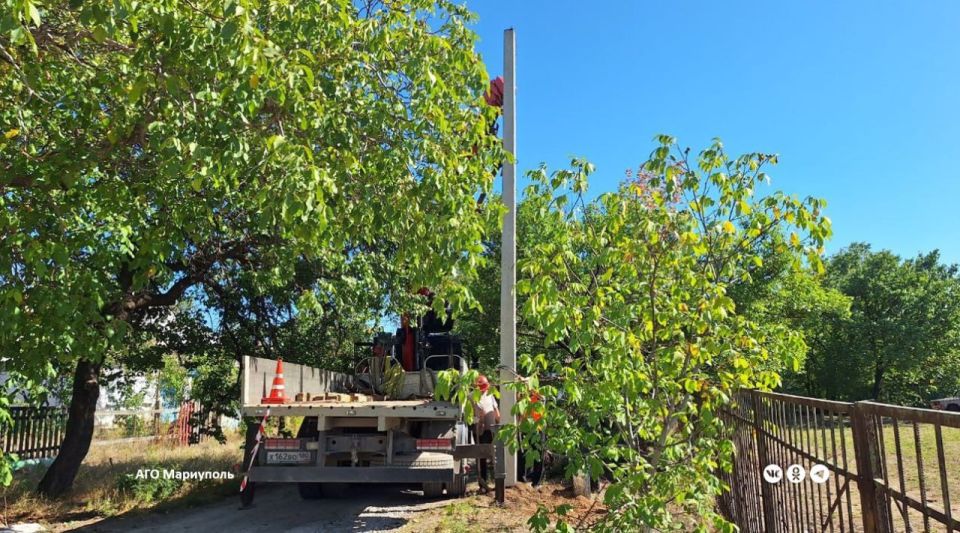 Мариупольские энергетики обследовали более 4 километров сетей наружного освещения Мариупольские энергетики обследовали более 4 километров сетей наружного освещения