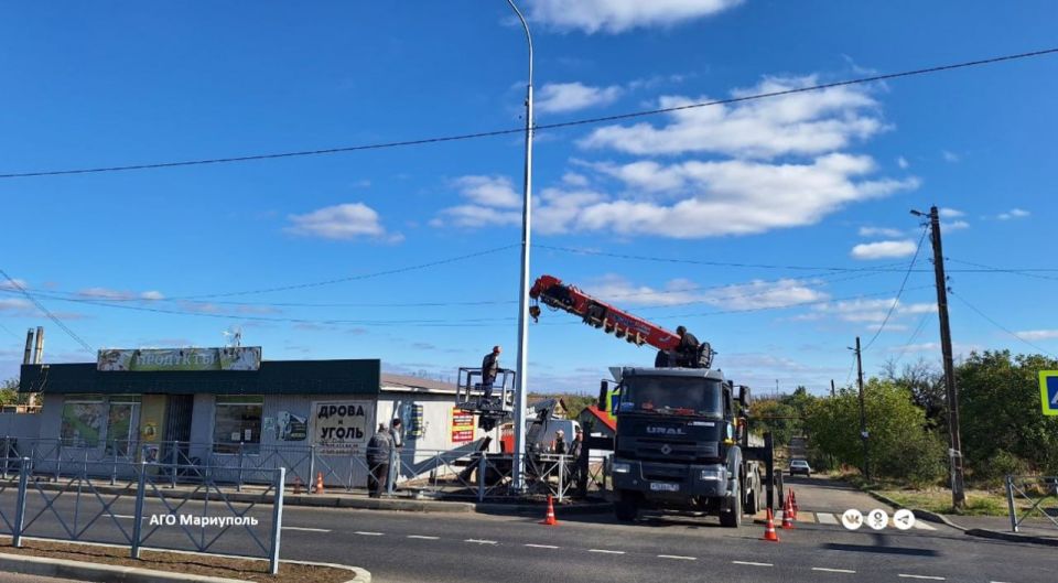 За неделю энергетики отремонтировали в Мариуполе более 2 тысяч метров кабеля