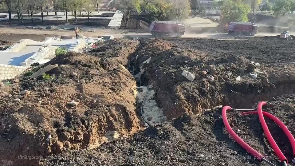 Петербург продолжает создавать парк у побережья Азовского моря в Мариуполе