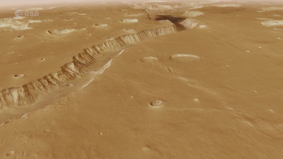 Пролёт над долиной Шалбатана на Марсе!