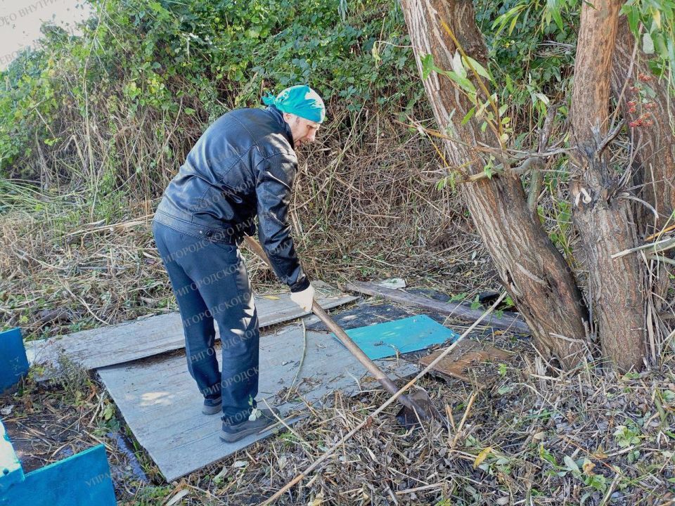 В Жовтневом внутригородском районе города Мариуполя проведён субботник на территории бывшего развлекательного центра «Аляска» В Жовтневом внутригородском районе города Мариуполя проведён субботник на территории бывшего развлекательного центра «Аляска»