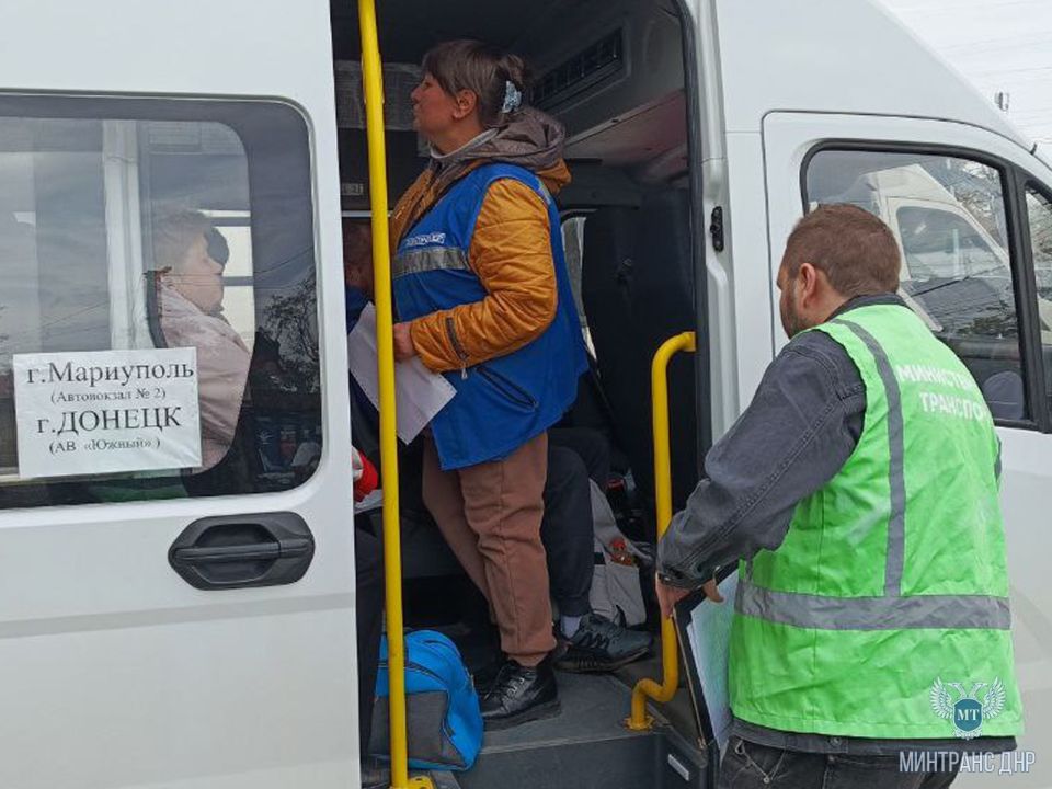 Специалисты Минтранса ДНР проверили межмуниципальные автобусные маршруты в Мариуполе