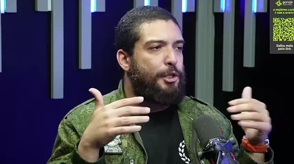 Участник нашего пресс-тура на Донбасс, бразильский публицист Рафаэль Мачадо выступил в большом YouTube-подкасте (700 тысяч совокупной аудитории) у себя на родине, в котором рассказал о поездке в Мариуполь, Горловку, Донецк