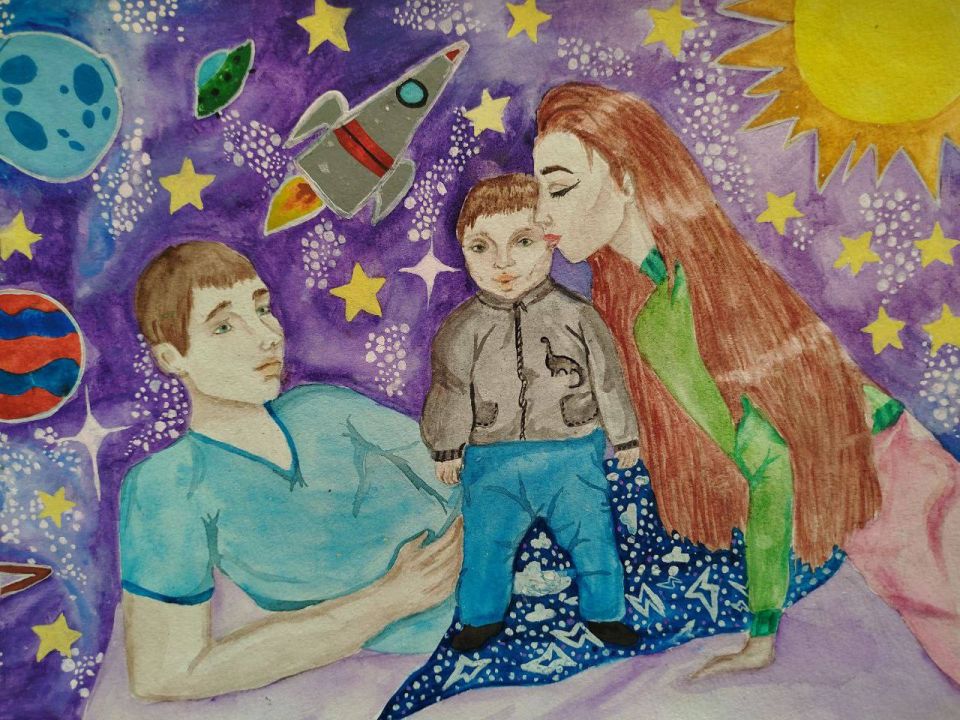 Сердца детей на холсте: выставка ко Дню отца Сердца детей на холсте: выставка ко Дню отца