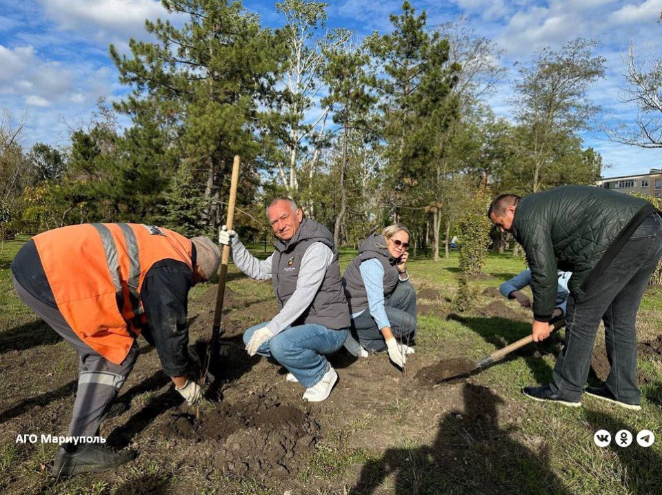В Мариуполе эко-активисты провели акцию «Семейный лес» В Мариуполе эко-активисты провели акцию «Семейный лес»