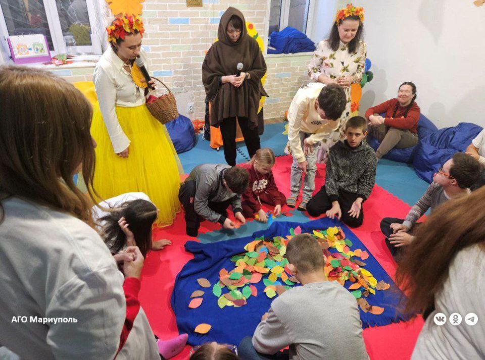 Для особенных детей Мариуполя провели праздник осени Для особенных детей Мариуполя провели праздник осени