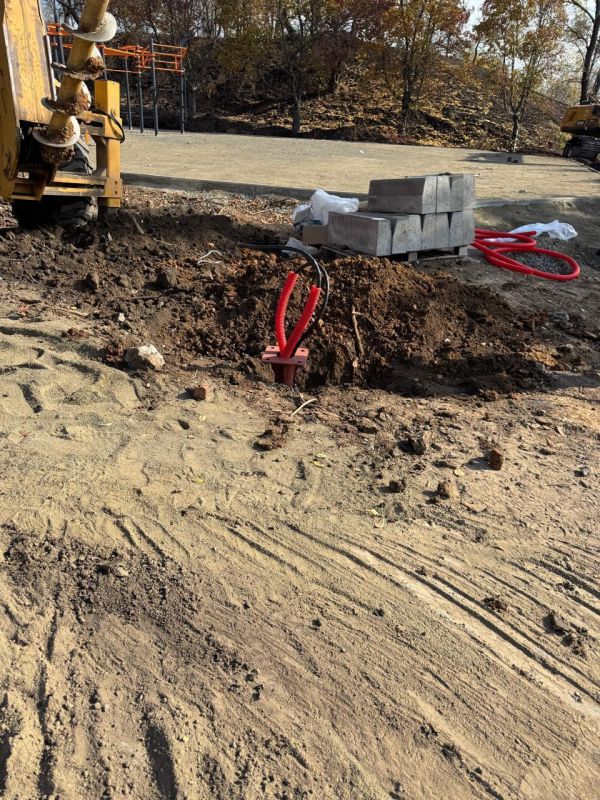 Петербург продолжает строить новый парк в Мариуполе Петербург продолжает строить новый парк в Мариуполе