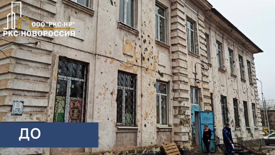 Продолжаются работы по восстановлению второго корпуса школы №34 (бывший корпус школы №42) в Ильичевском районе Мариуполя Продолжаются работы по восстановлению второго корпуса школы №34 (бывший корпус школы №42) в Ильичевском районе Мариуполя