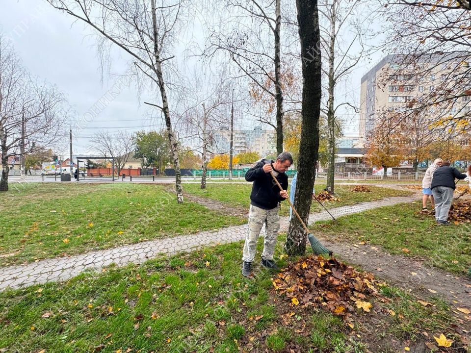 В ЕДИНСТВЕ - СИЛА. В преддверии Дня народного единства, а также в рамках подготовки к осенне-зимнему периоду, сотрудники Управы Орджоникидзевского района приняли активное участие в общегородском субботнике В ЕДИНСТВЕ - СИЛА. В преддверии Дня народного единства, а также в рамках подготовки к осенне-зимнему периоду, сотрудники Управы Орджоникидзевского района приняли активное участие в общегородском субботнике
