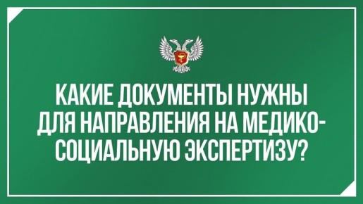 Минздрав ДНР напоминает какие документы должен предоставить гражданин при обращении в медицинскую организацию с целью последующего переоформления документов для подтверждения инвалидности